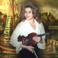 Pred oluju Milica
tempera Milice Stojković i montaža fotosa